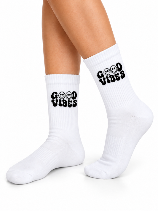 Good Vibes Socken – Bio-Baumwolle, gepolsterte Sohle