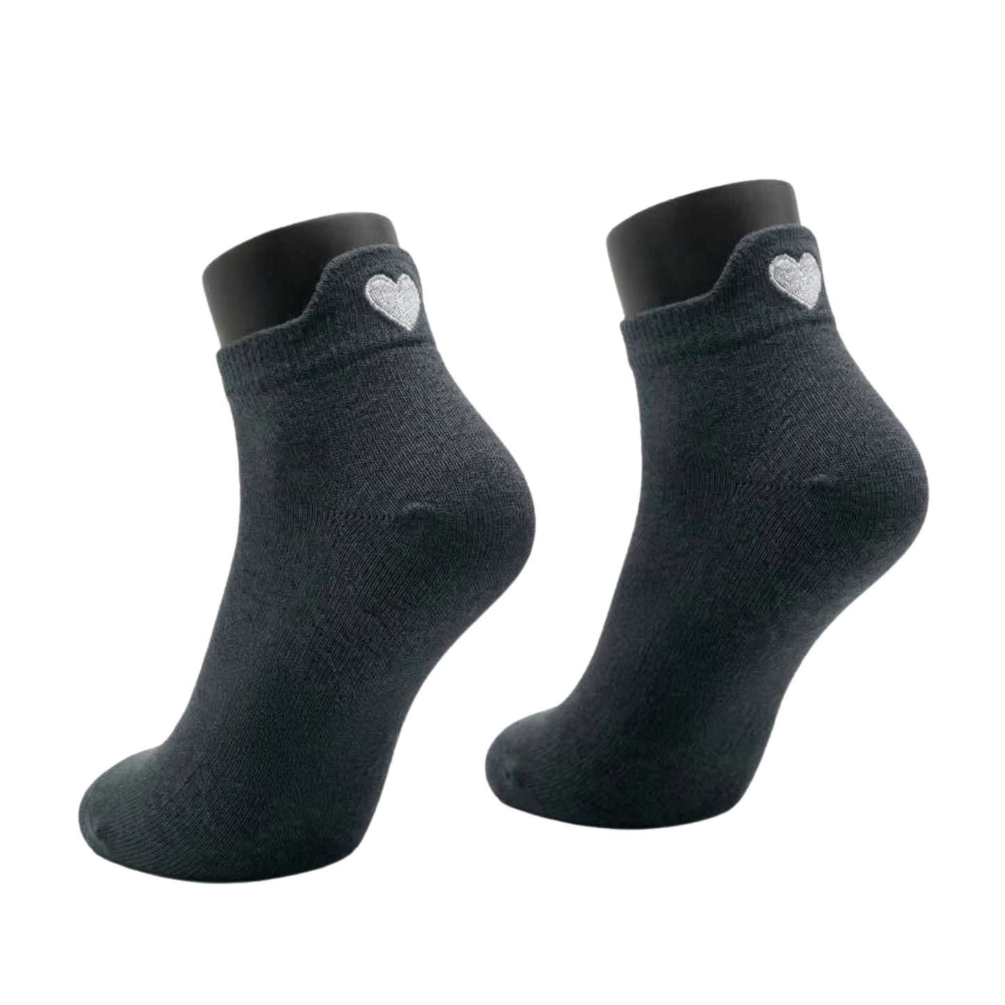 Herz Sneaker Anthrazit