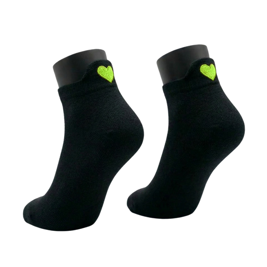 Herz Sneaker Schwarz