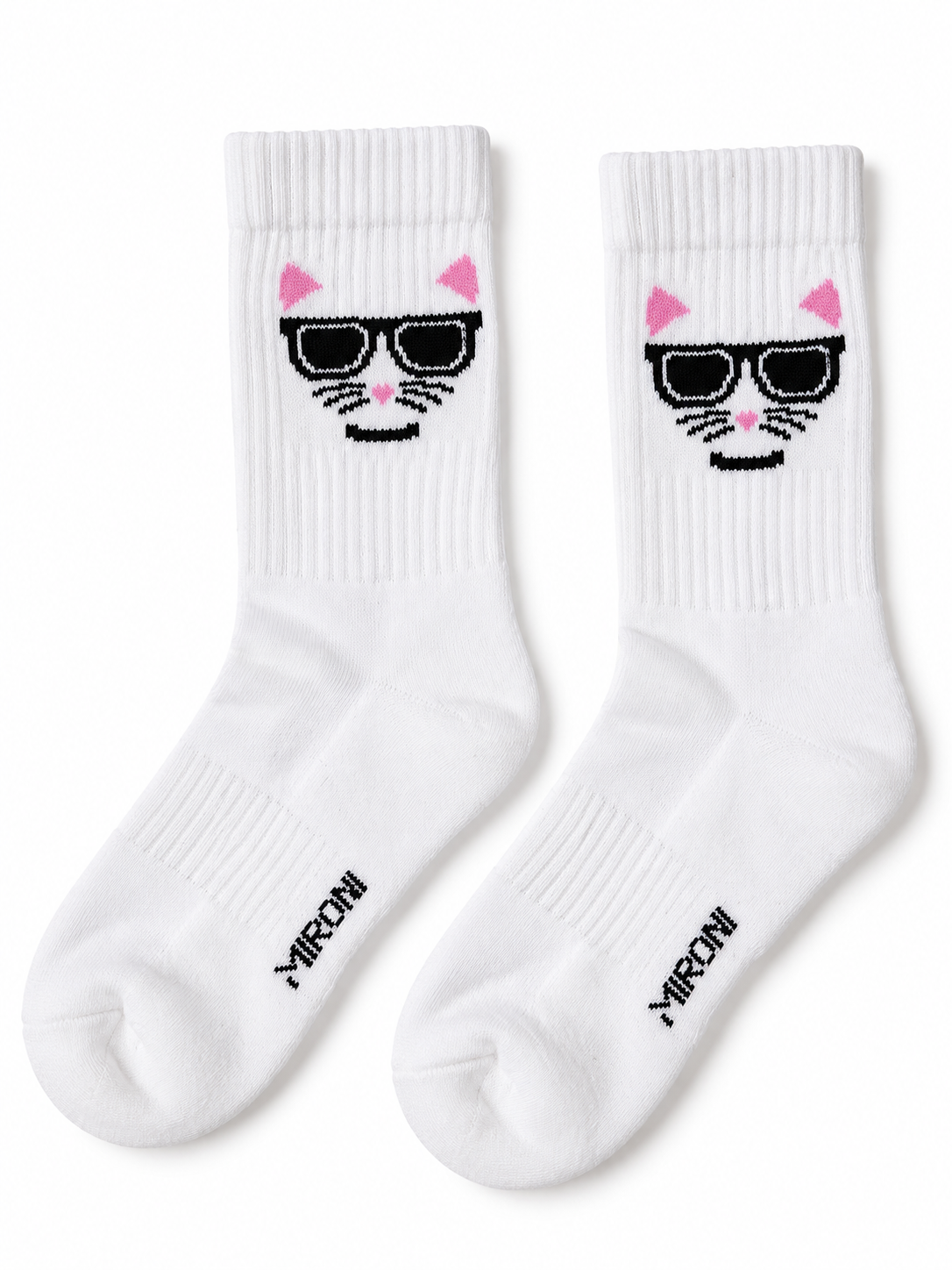 Katze Soket Socken – Bio-Baumwolle, gepolsterte Sohle