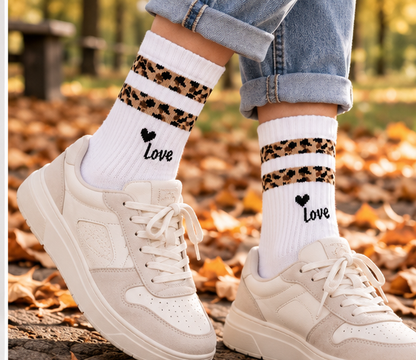 Leo Love Soket Socken – Bio-Baumwolle, gepolsterte Sohle