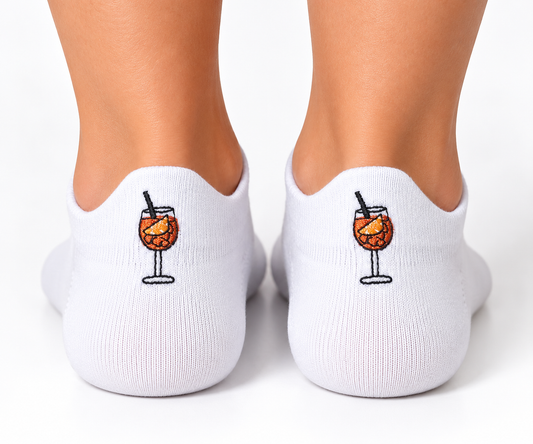 Herz Sneaker Drink Socken – Bio-Baumwolle