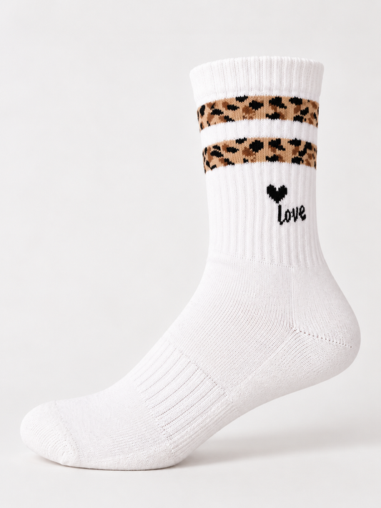 Leo Love Soket Socken – Bio-Baumwolle, gepolsterte Sohle