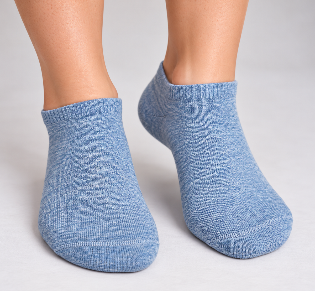 Herz Sneaker Socken Jeans – Bio-Baumwolle
