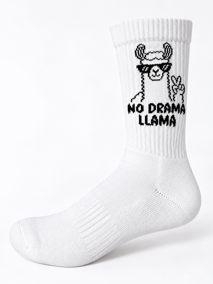 Llama Socken – Bio-Baumwolle, gepolsterte Sohle