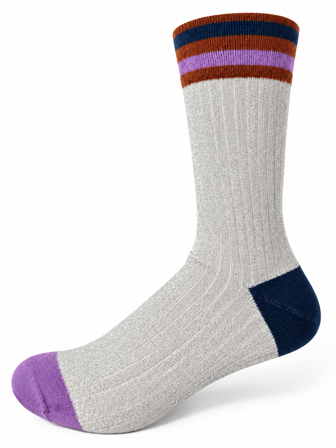 Lucky Fashion Socken – Bio-Baumwolle, metallische Fasern