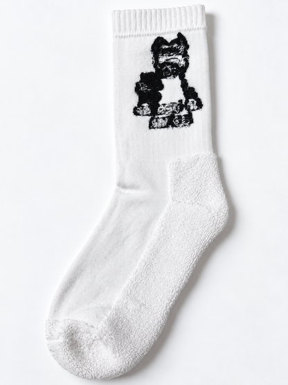 Llama Socken – Bio-Baumwolle, gepolsterte Sohle