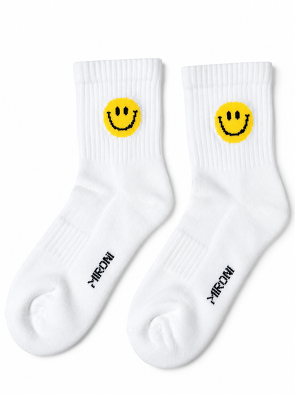 Smile Quarter Socken – Bio-Baumwolle, gepolsterte Sohle