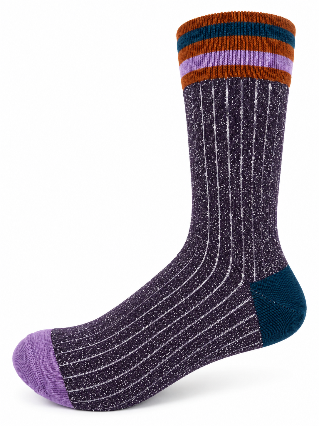Lucky Fashion Socken – Bio-Baumwolle, metallische Fasern