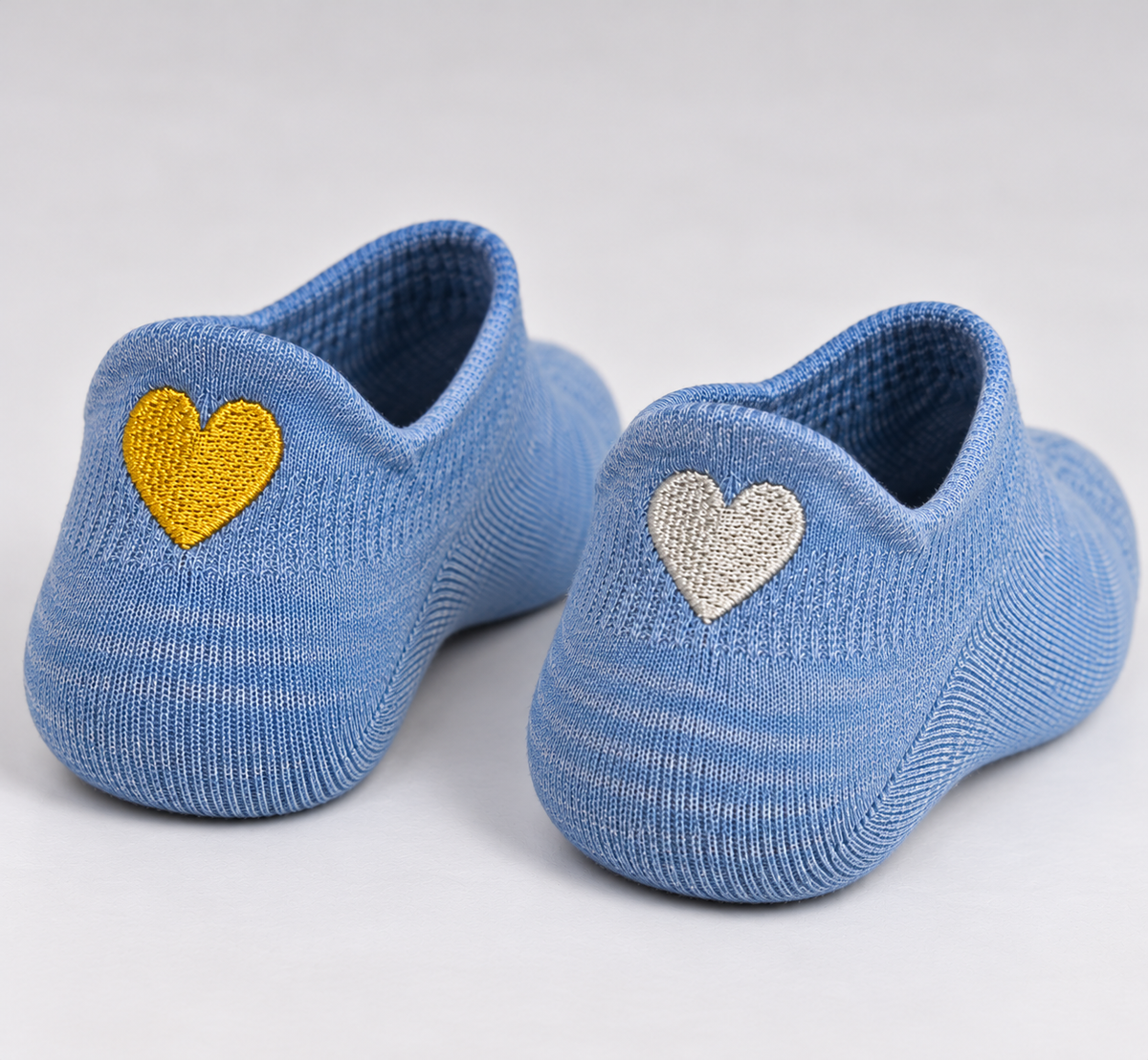 Herz Sneaker Socken Jeans – Bio-Baumwolle