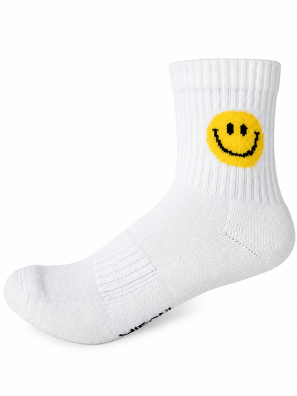 Smile Quarter Socken – Bio-Baumwolle, gepolsterte Sohle