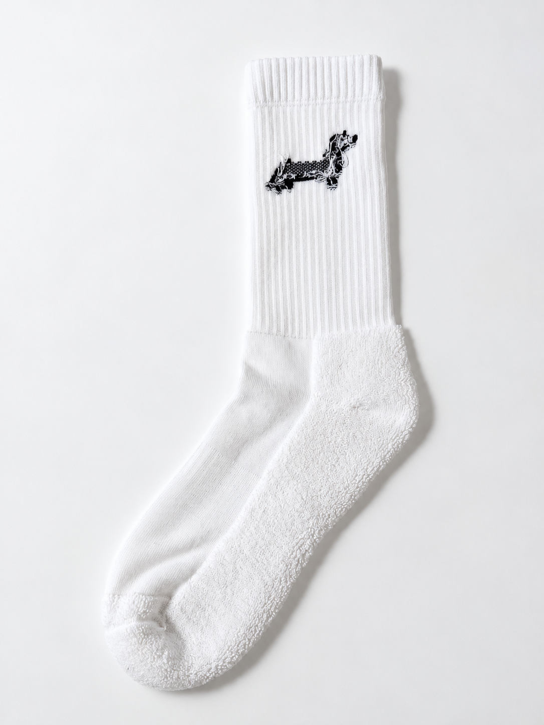 Dackel Socken – Bio-Baumwolle, gepolsterte Sohle