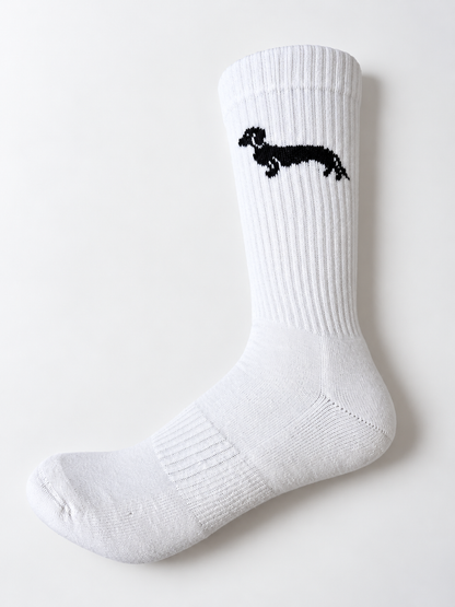 Dackel Socken – Bio-Baumwolle, gepolsterte Sohle