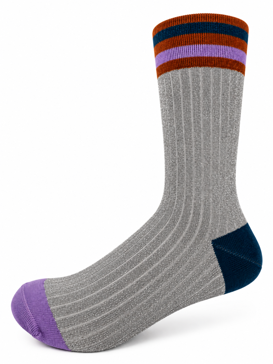 Lucky Fashion Socken – Bio-Baumwolle, metallische Fasern